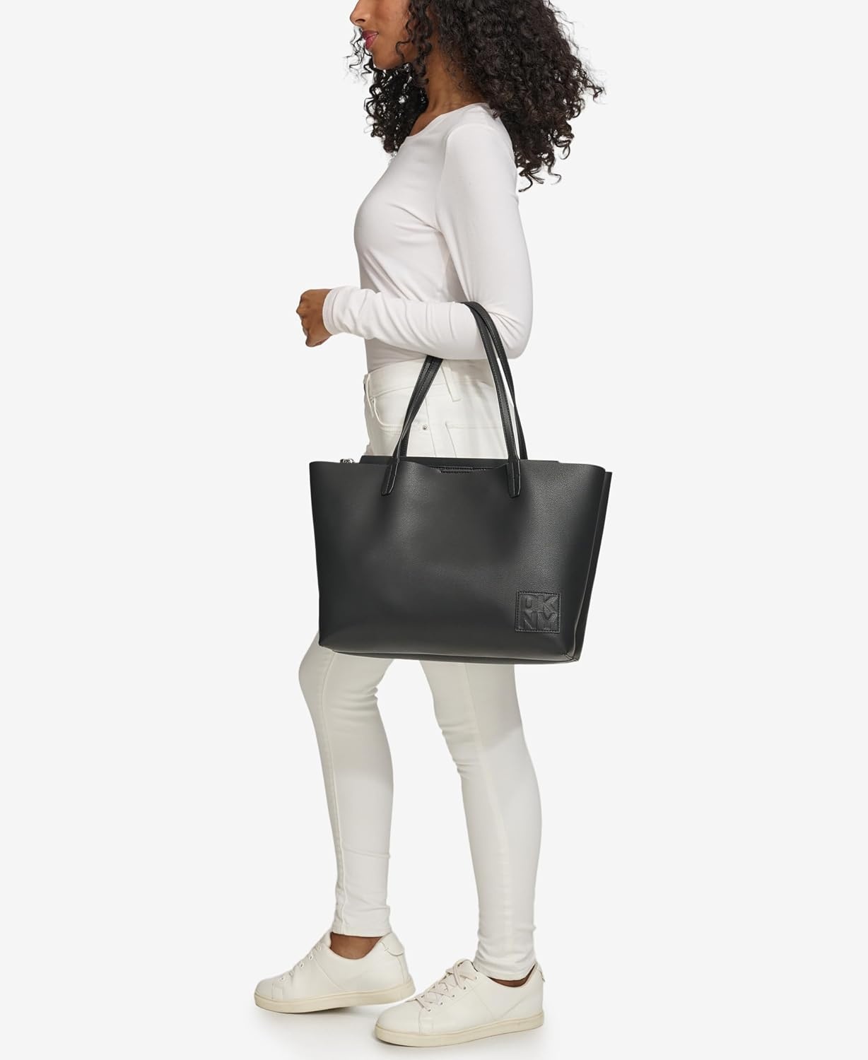 image:imageDKNY Womens Riley Tote BagBlackSilver