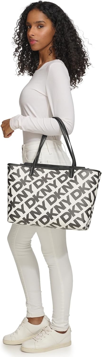 image:imageDKNY Womens Riley Tote BagWhiteBlack