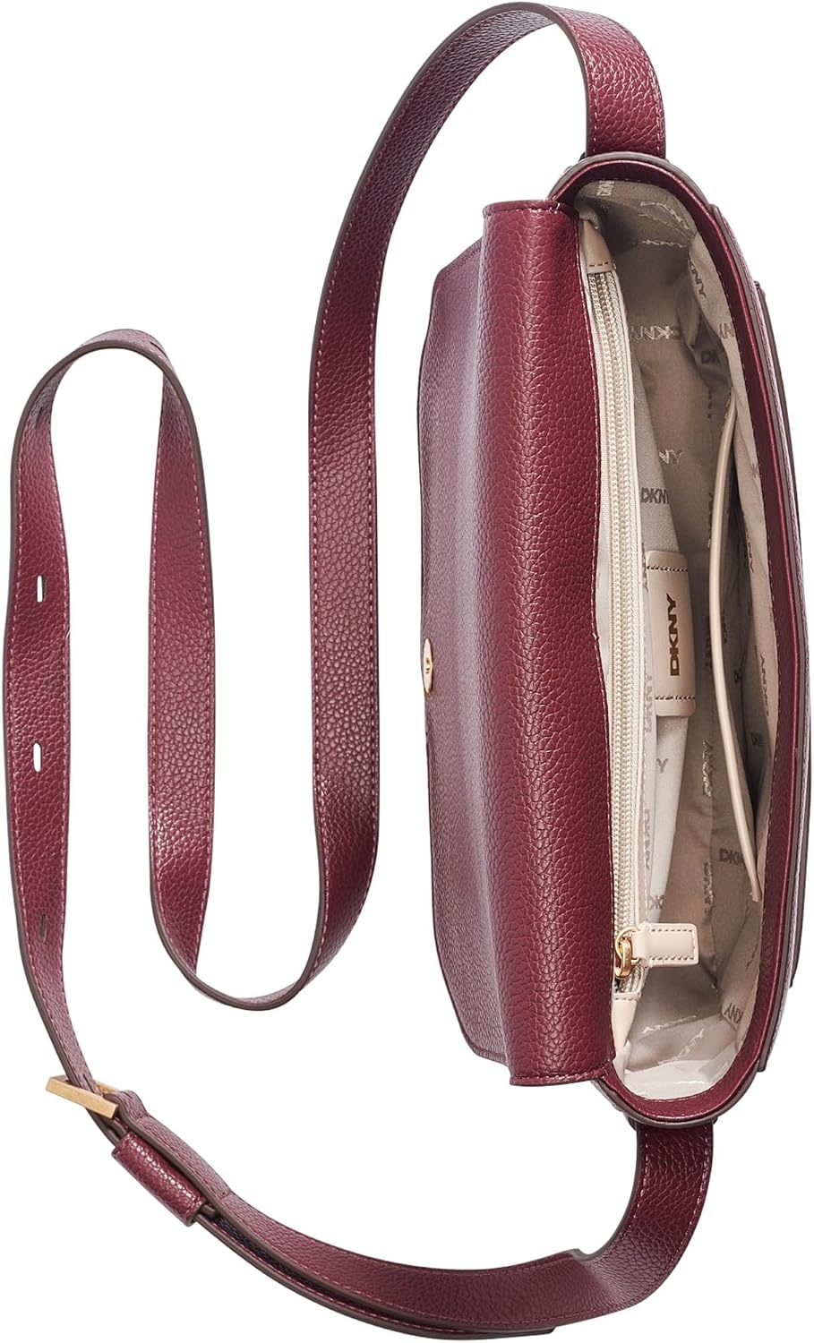 image:imageDKNY Womens Robin Flap CrossbodyGarnet