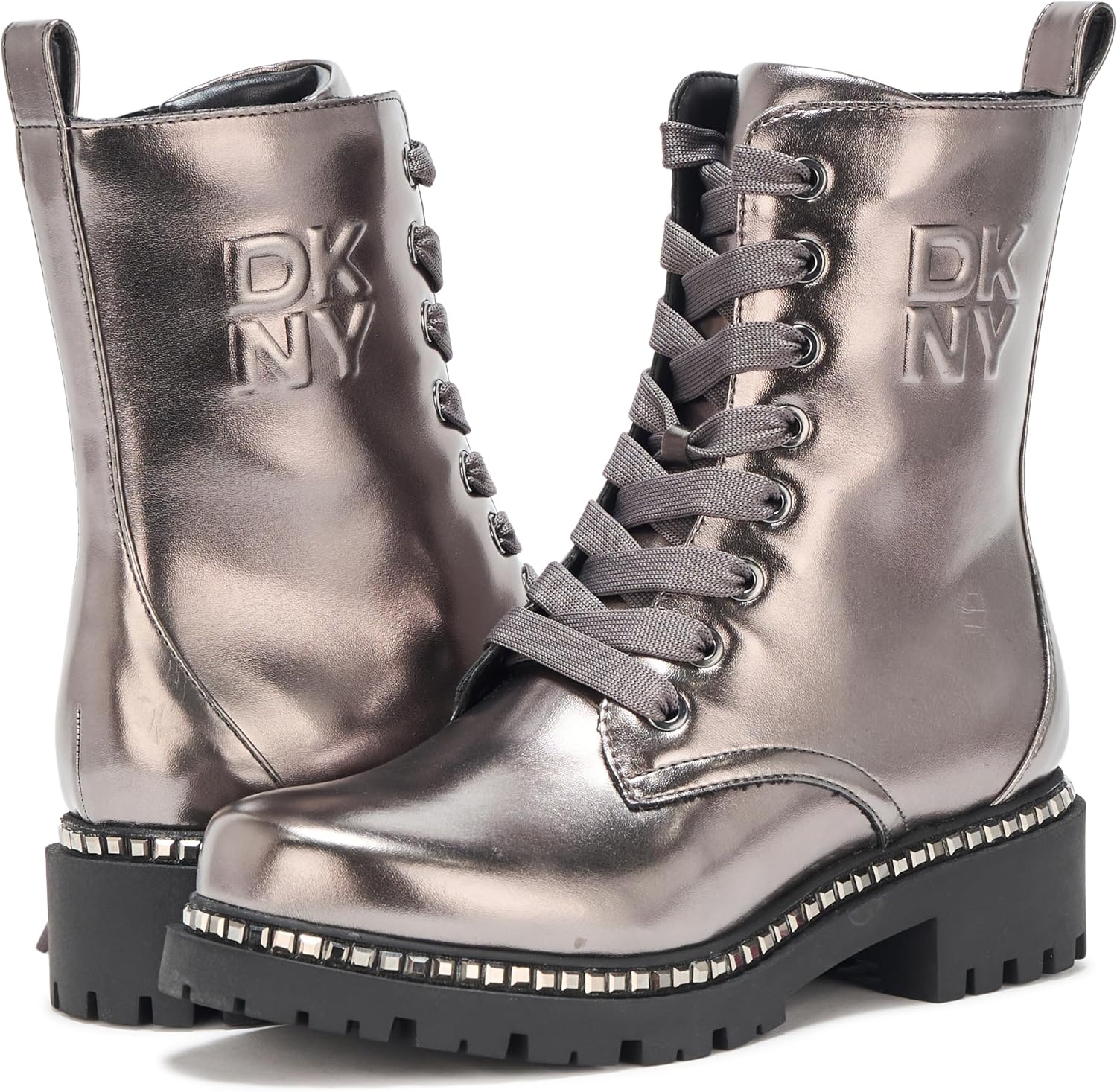 image:imageDKNY Womens Rommily Combat BootsGraphite