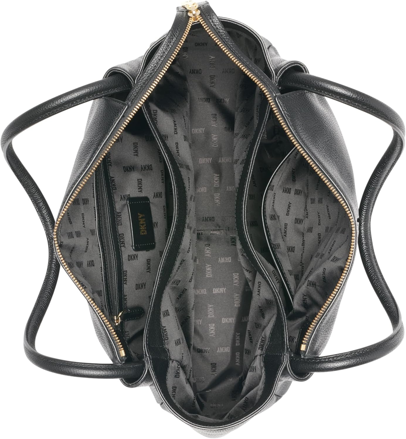 image:imageDKNY Womens Sabina Tote BagBlackGold