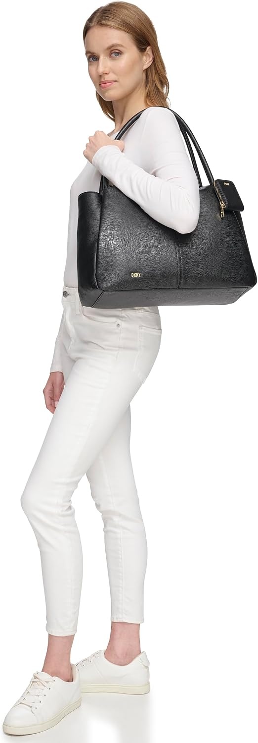 image:imageDKNY Womens Sabina Tote BagBlackGold