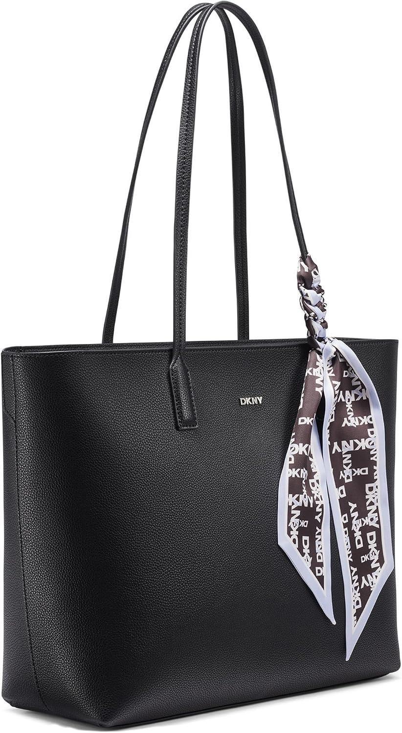 image:imageDKNY Womens Saige Tote BagBlackSilver