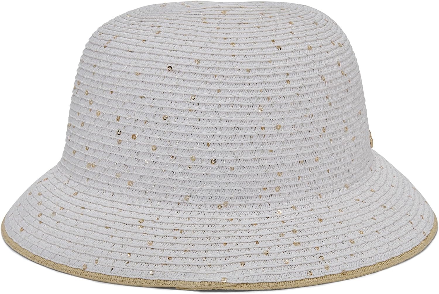 image:imageDKNY Womens Sequin Straw Sun HatNatural