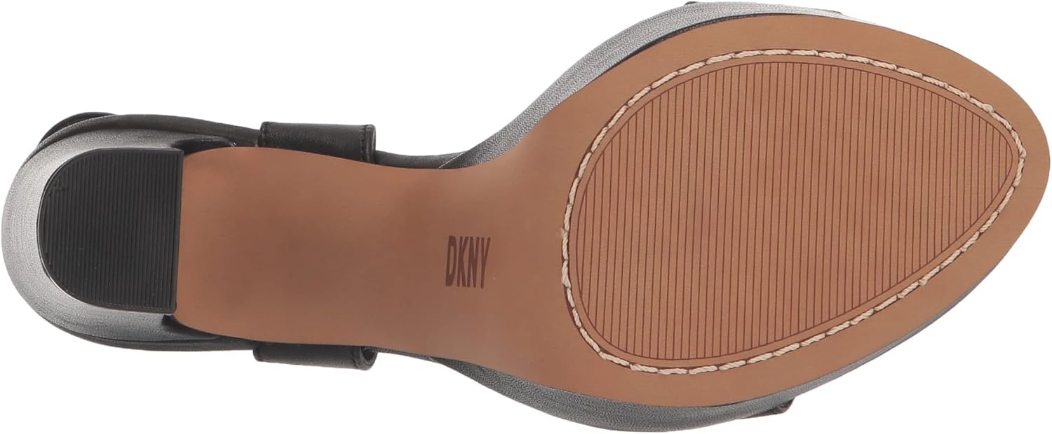 image:imageDKNY Womens Shila Platform Block Heel With Belt DetailBlack
