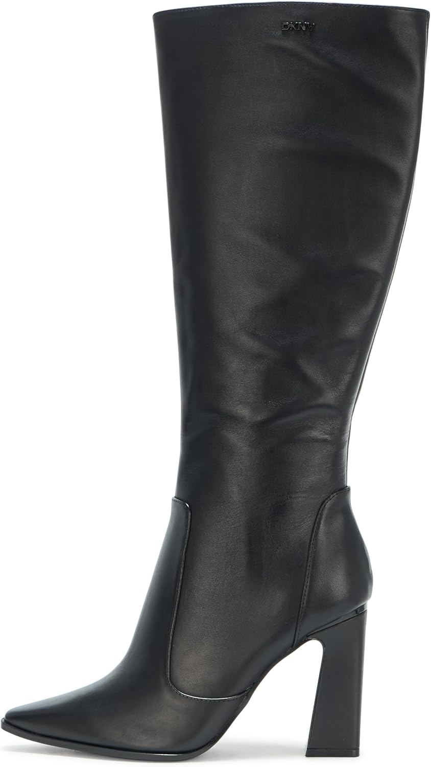 image:imageDKNY Womens Soryn Knee High Boot With Block HeelBlack
