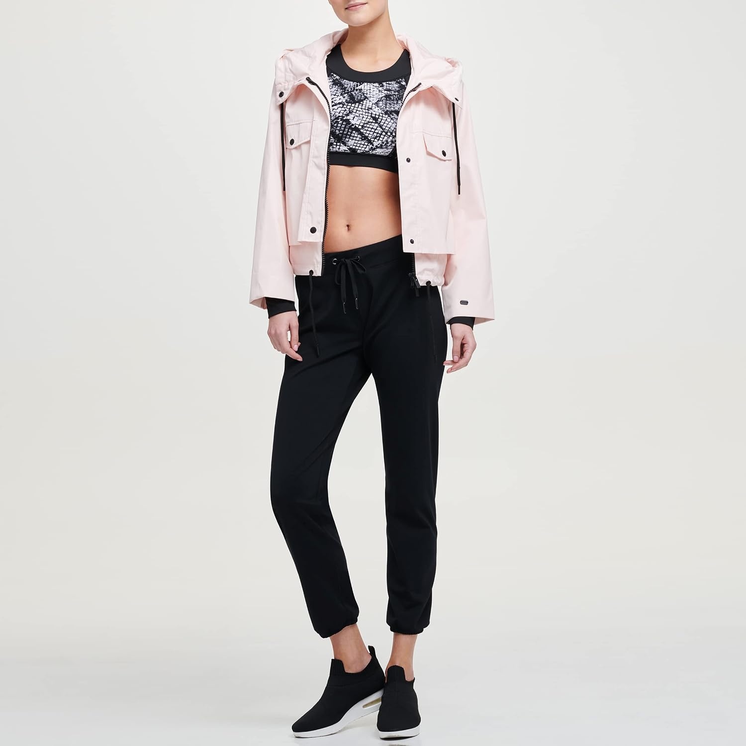 image:imageDKNY Womens Sport Womens JacketDancer Pink Cropped Jacket