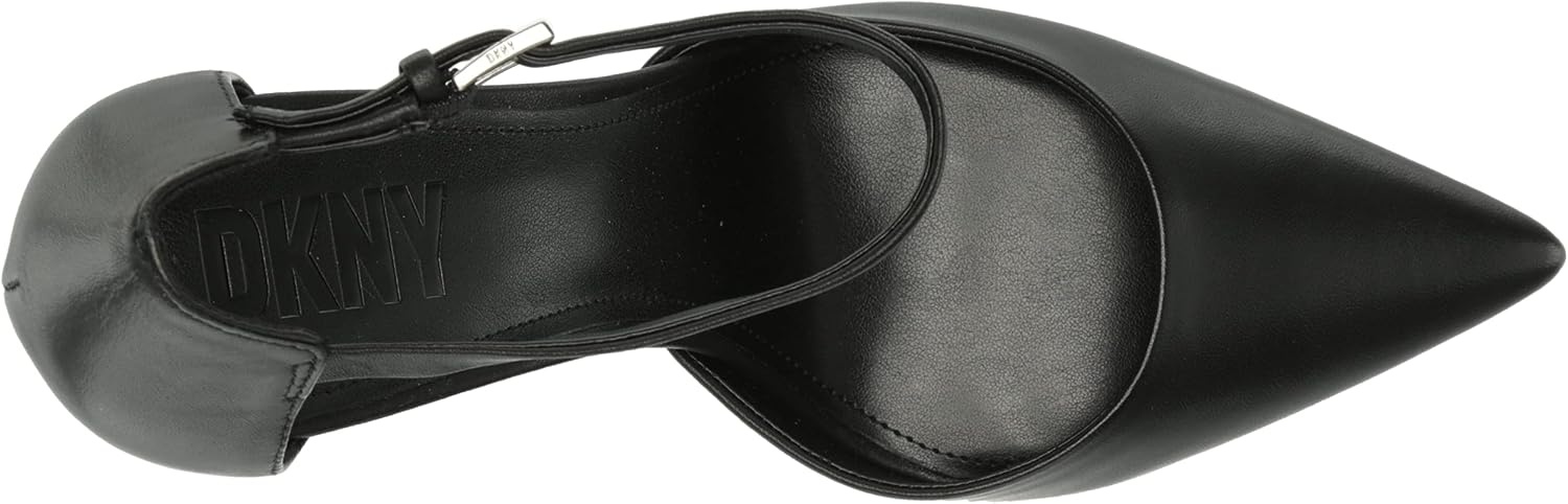 image:imageDKNY Womens Stiletto VeataSlingback Pu Heeled SandalBlack