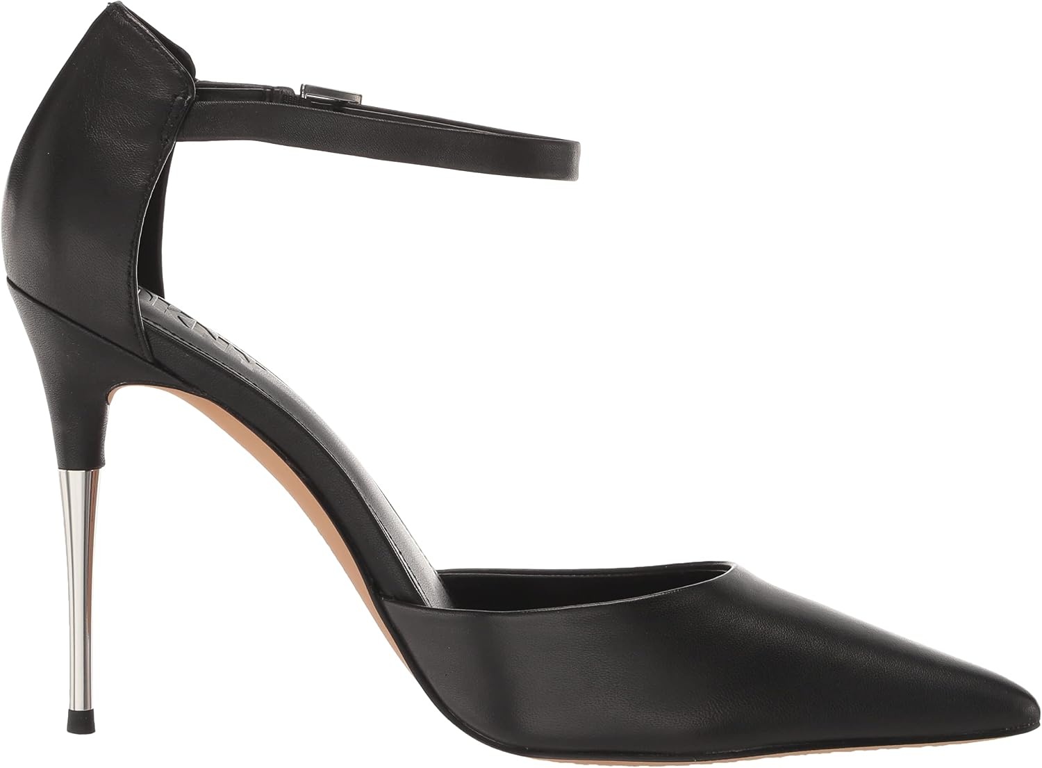 image:imageDKNY Womens Stiletto VeataSlingback Pu Heeled SandalBlack