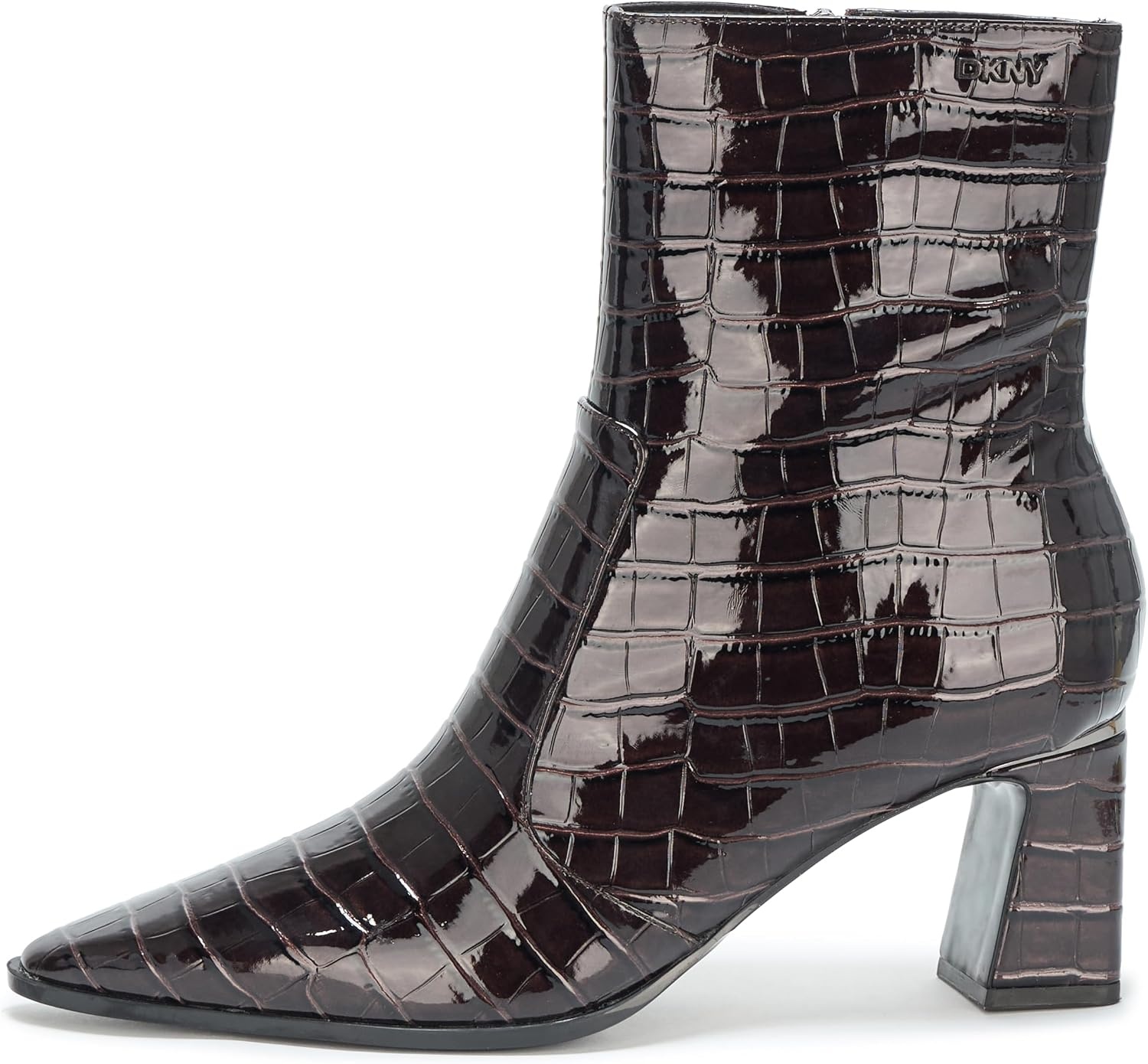image:imageDKNY Womens Sunny Evening Slip on Heeled BootieBrown