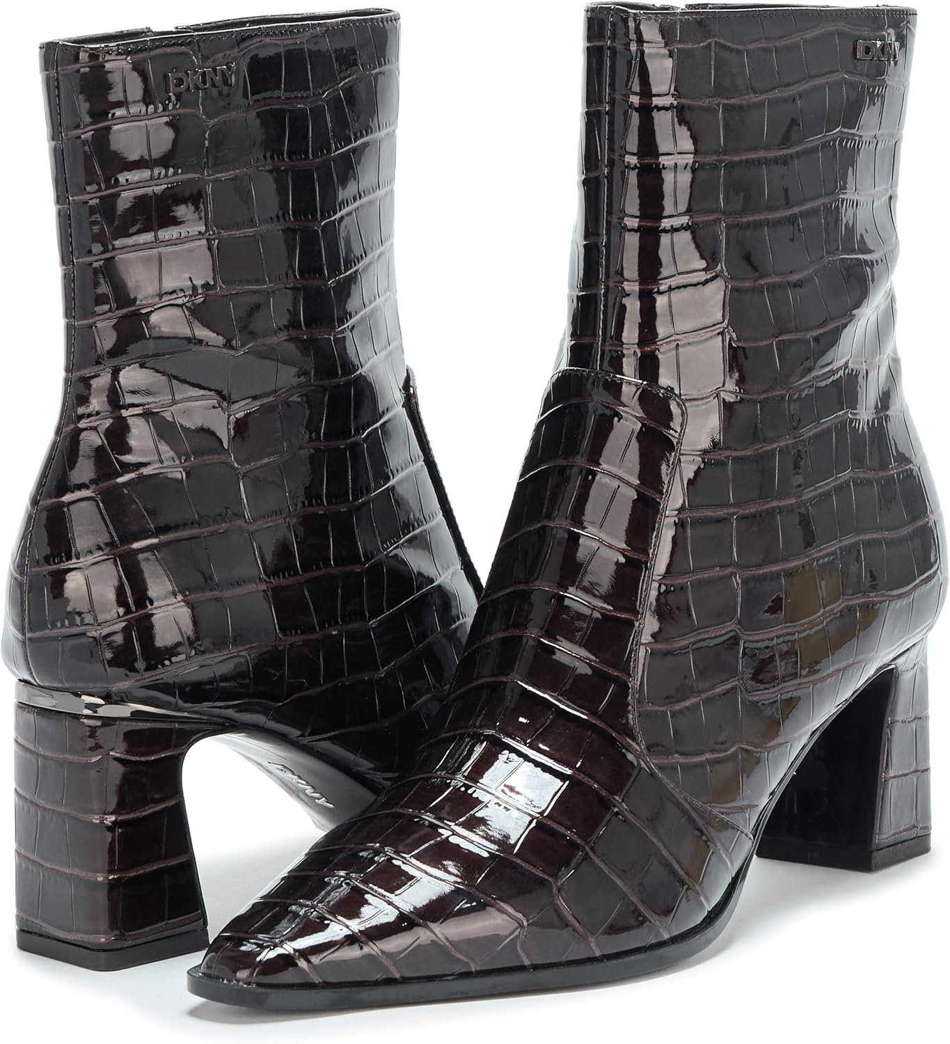 image:imageDKNY Womens Sunny Evening Slip on Heeled BootieBrown