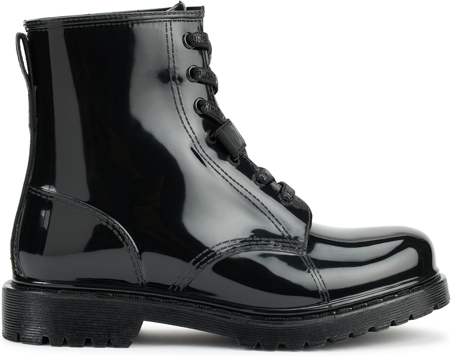 image:imageDKNY Womens Tilly Metallic RainbootBlkShiny
