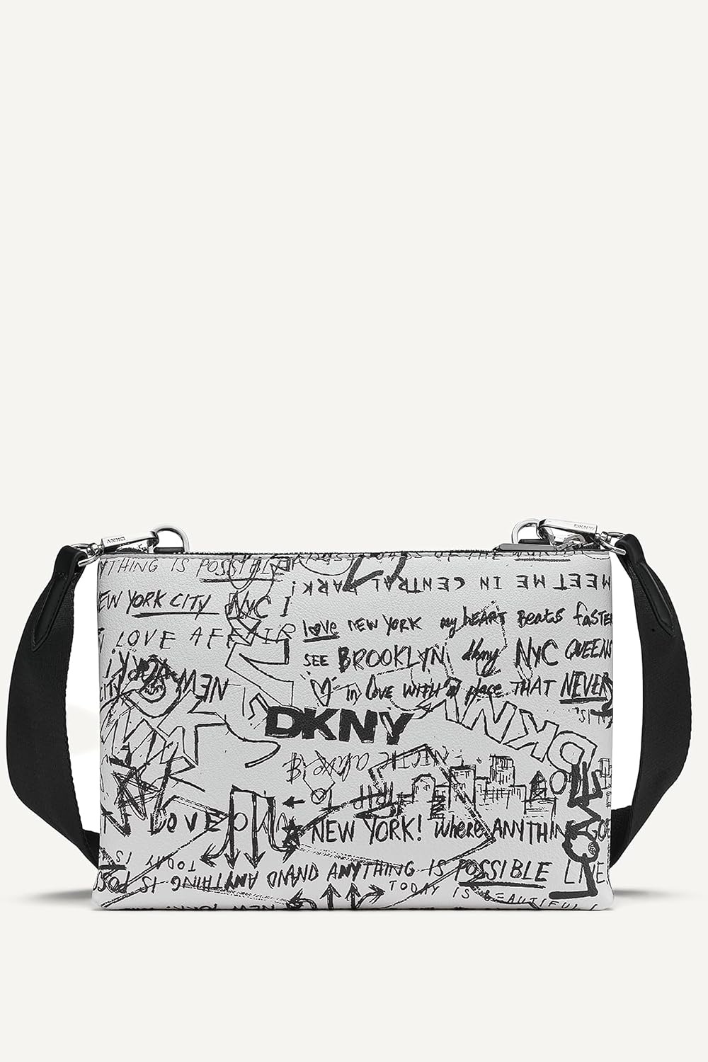 image:imageDKNY Womens Tinsley CrossbodyMarshmellowBlack