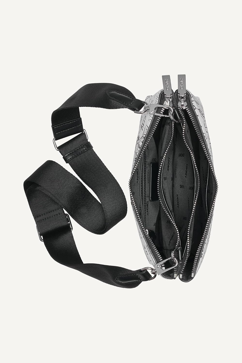 image:imageDKNY Womens Tinsley CrossbodyMarshmellowBlack