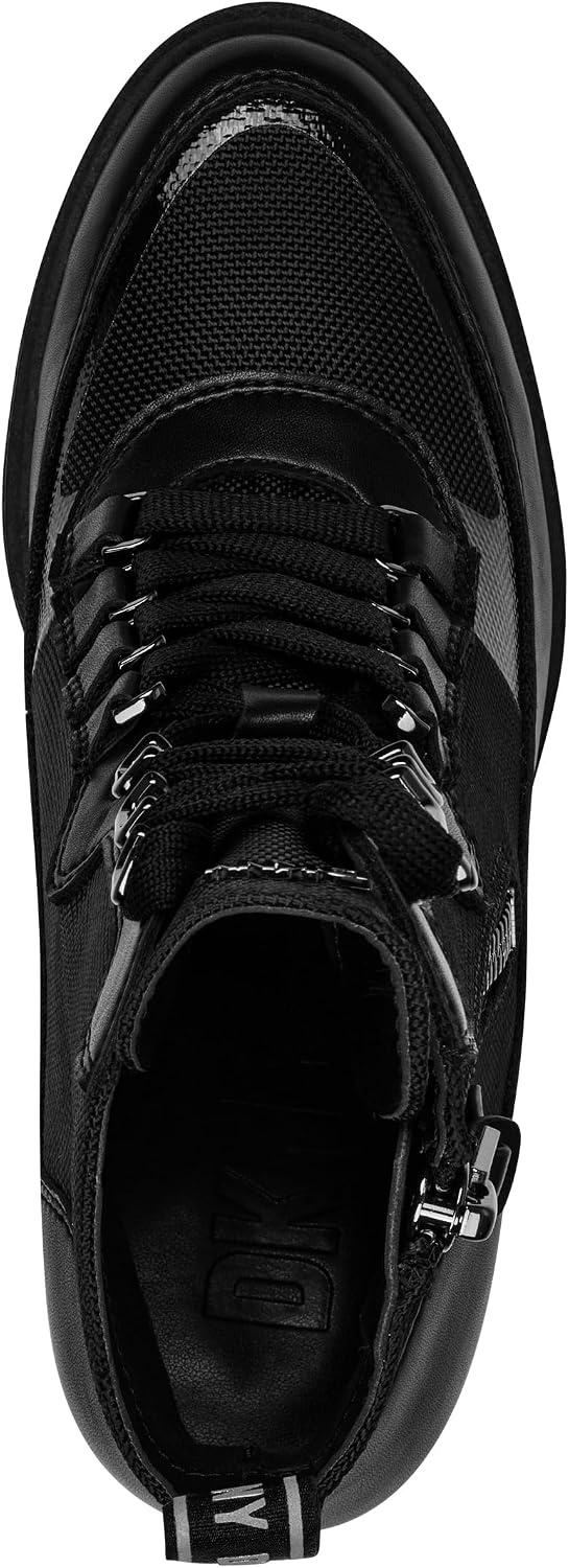 image:imageDKNY Womens Toia Platform Combat Boot with Block HeelBlack