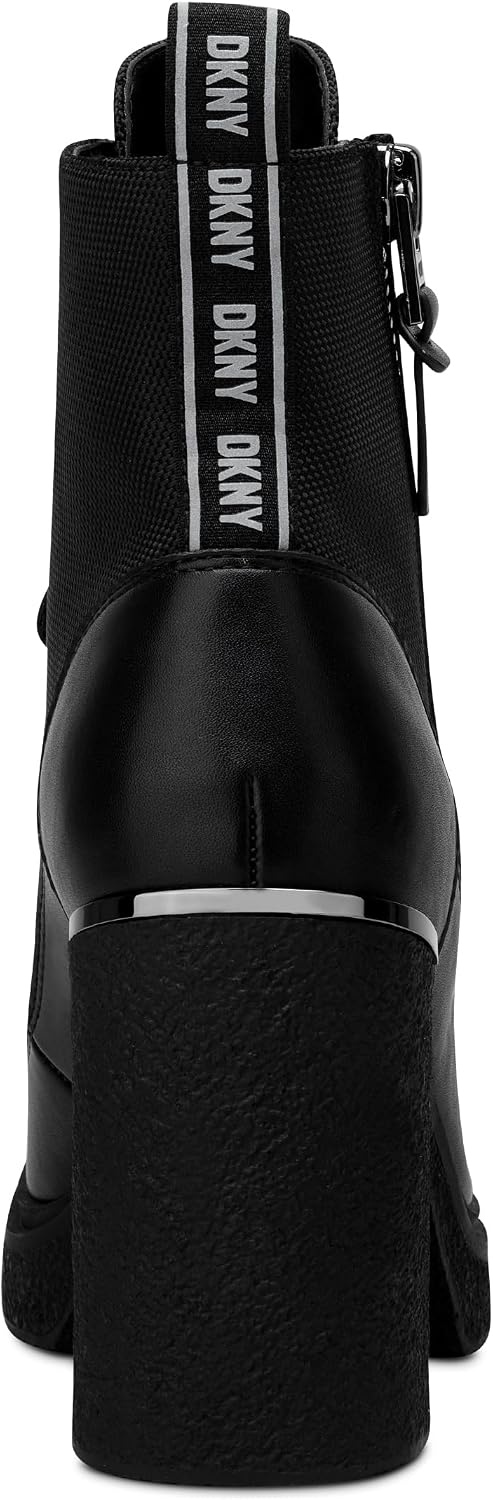 image:imageDKNY Womens Toia Platform Combat Boot with Block HeelBlack