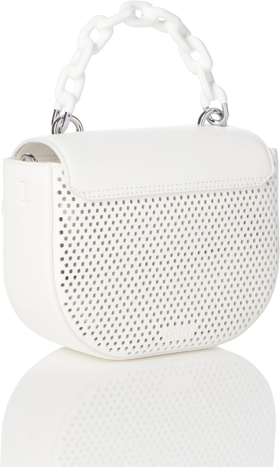 image:imageDKNY Womens Tomi Crossbody With Padlock CharmMarshmallow