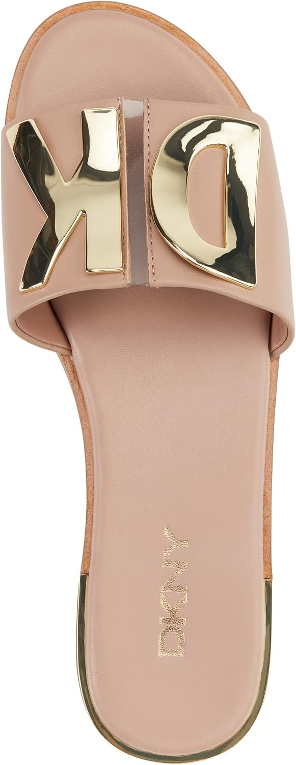 image:imageDKNY Womens Waltz Flat Sandal SlideDark Nude