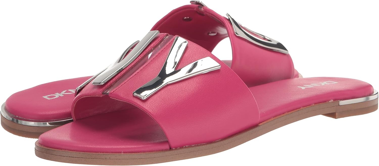 image:imageDKNY Womens Waltz Flat Sandal SlideDeep Fuschia