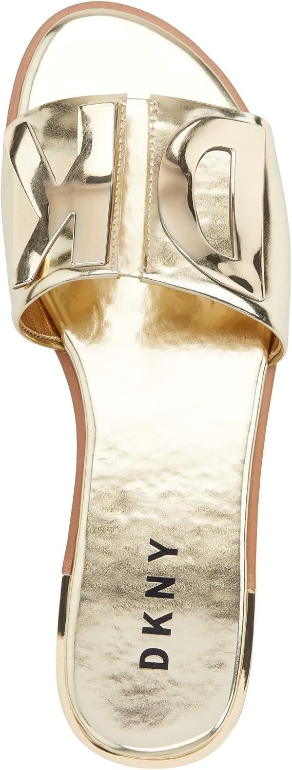 image:imageDKNY Womens Waltz Flat Sandal SlideGold
