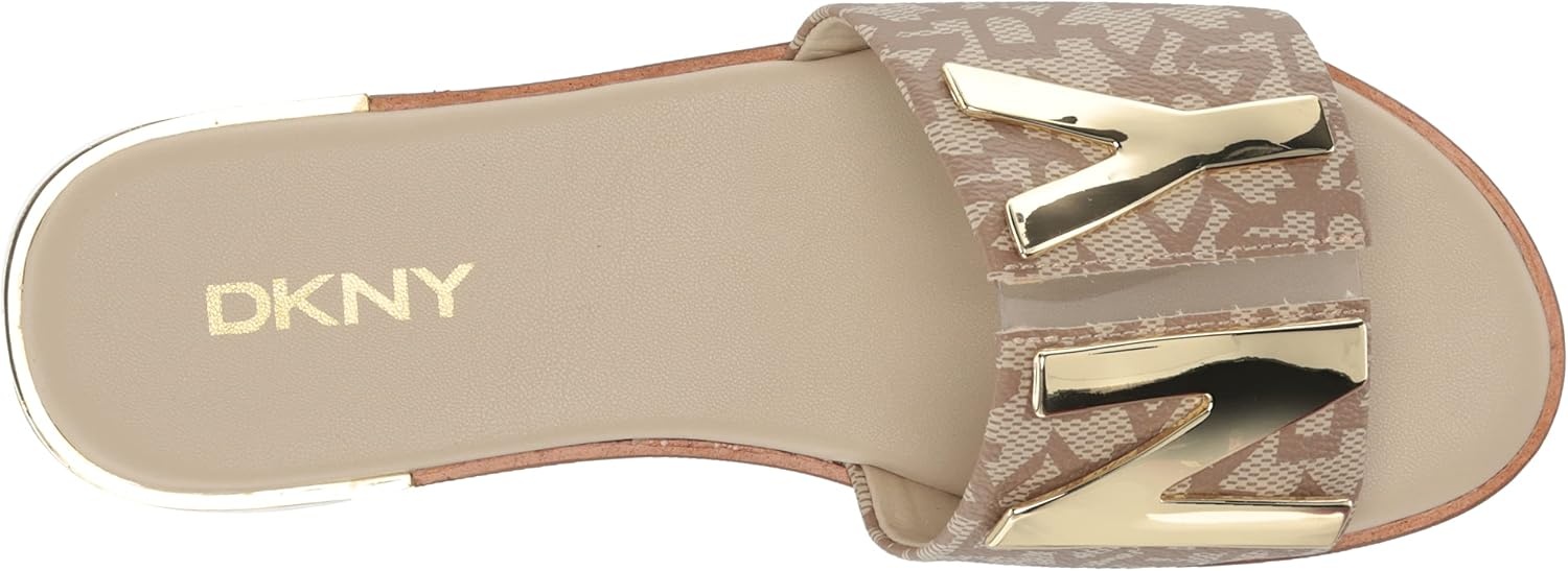 image:imageDKNY Womens Waltz Flat Sandal SlideKhaki