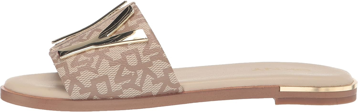 image:imageDKNY Womens Waltz Flat Sandal SlideKhaki