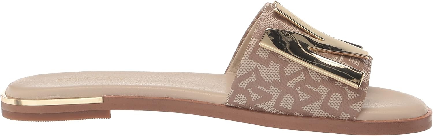 image:imageDKNY Womens Waltz Flat Sandal SlideKhaki