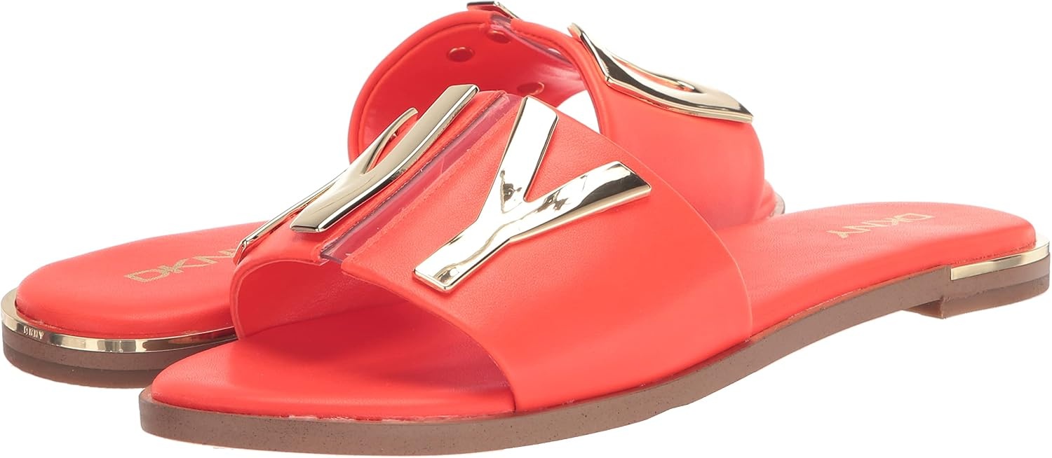image:imageDKNY Womens Waltz Flat Sandal SlideSpicy Orange