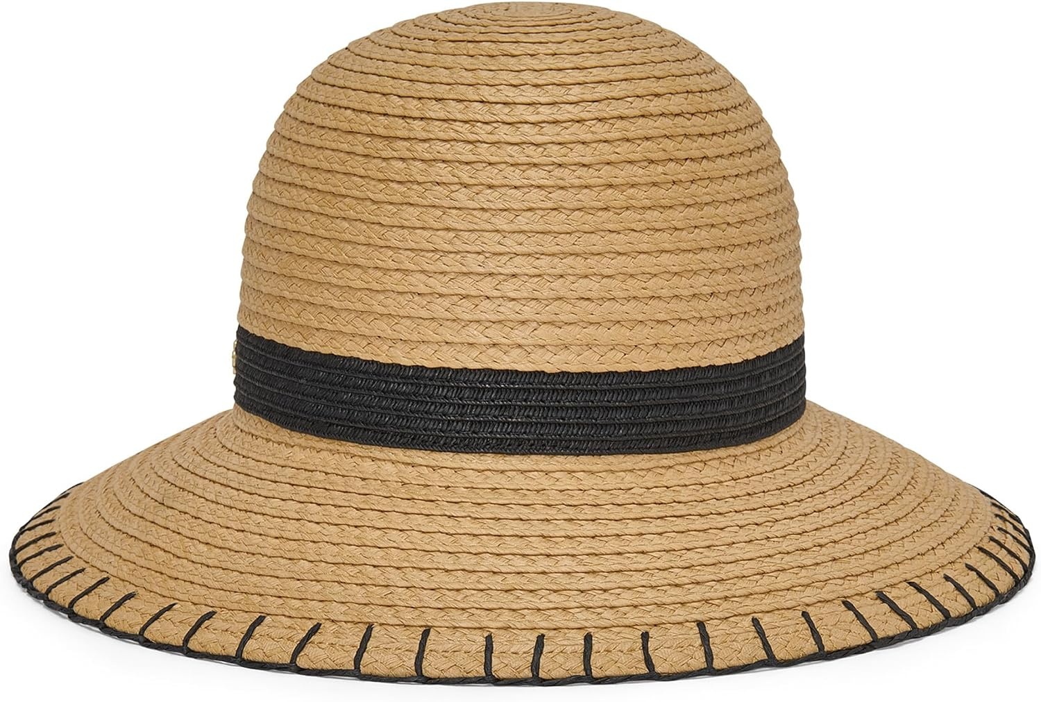 image:imageDKNY Womens Whipstitch Embroidered Reader Hat Natural One Size