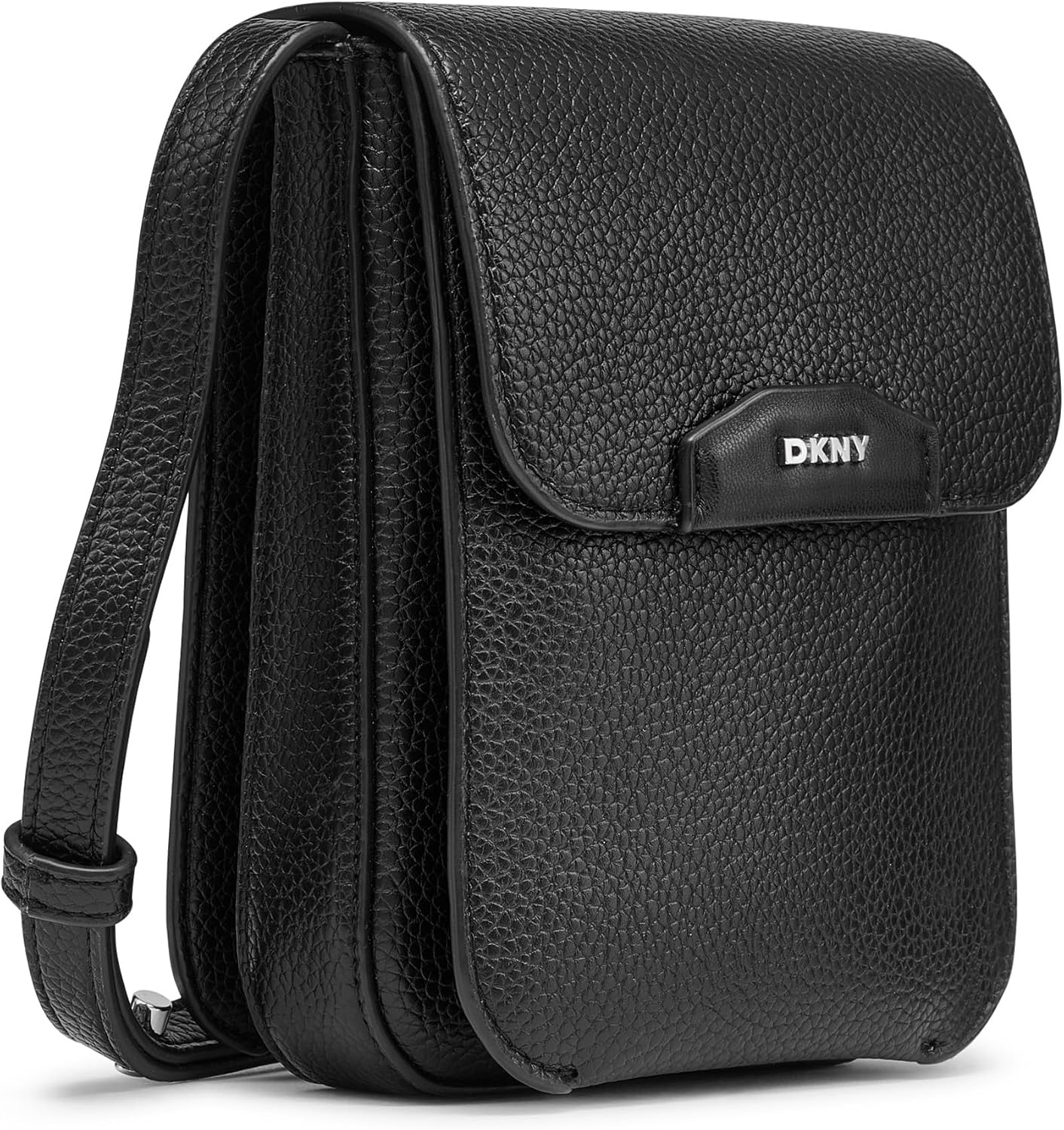 image:imageDKNY Womens Willa Phone CrossbodyBlackSilver