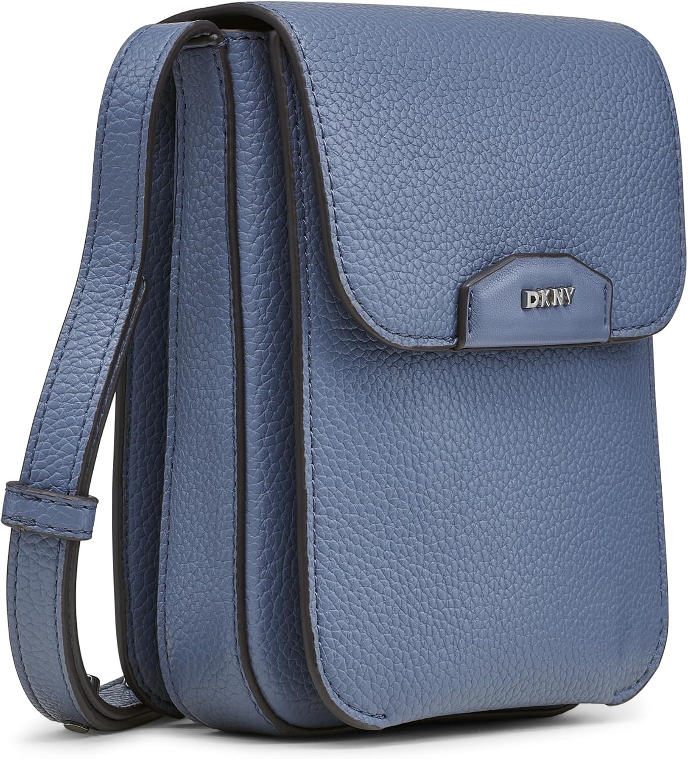 image:imageDKNY Womens Willa Phone CrossbodySteel Blue