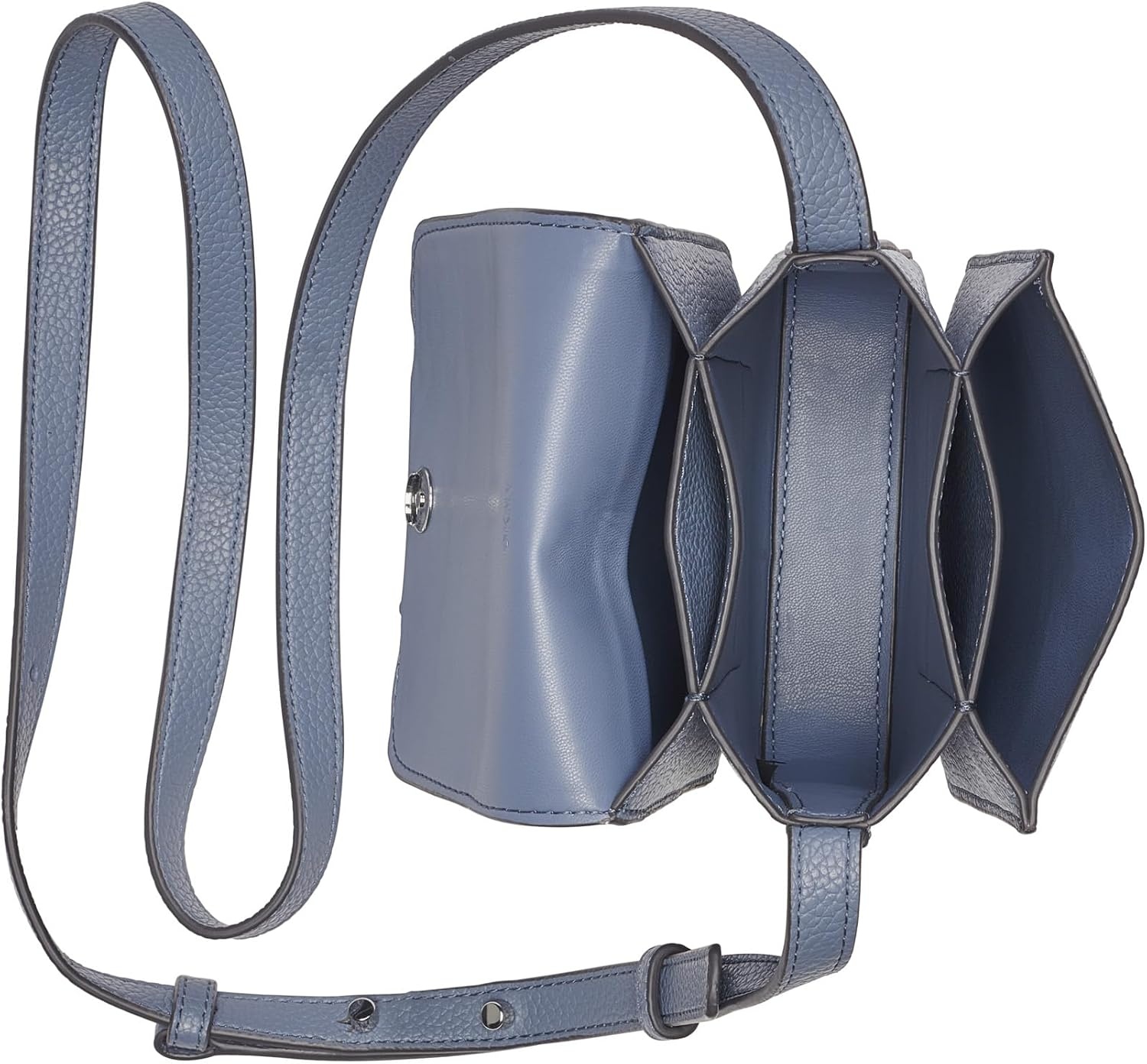 image:imageDKNY Womens Willa Phone CrossbodySteel Blue