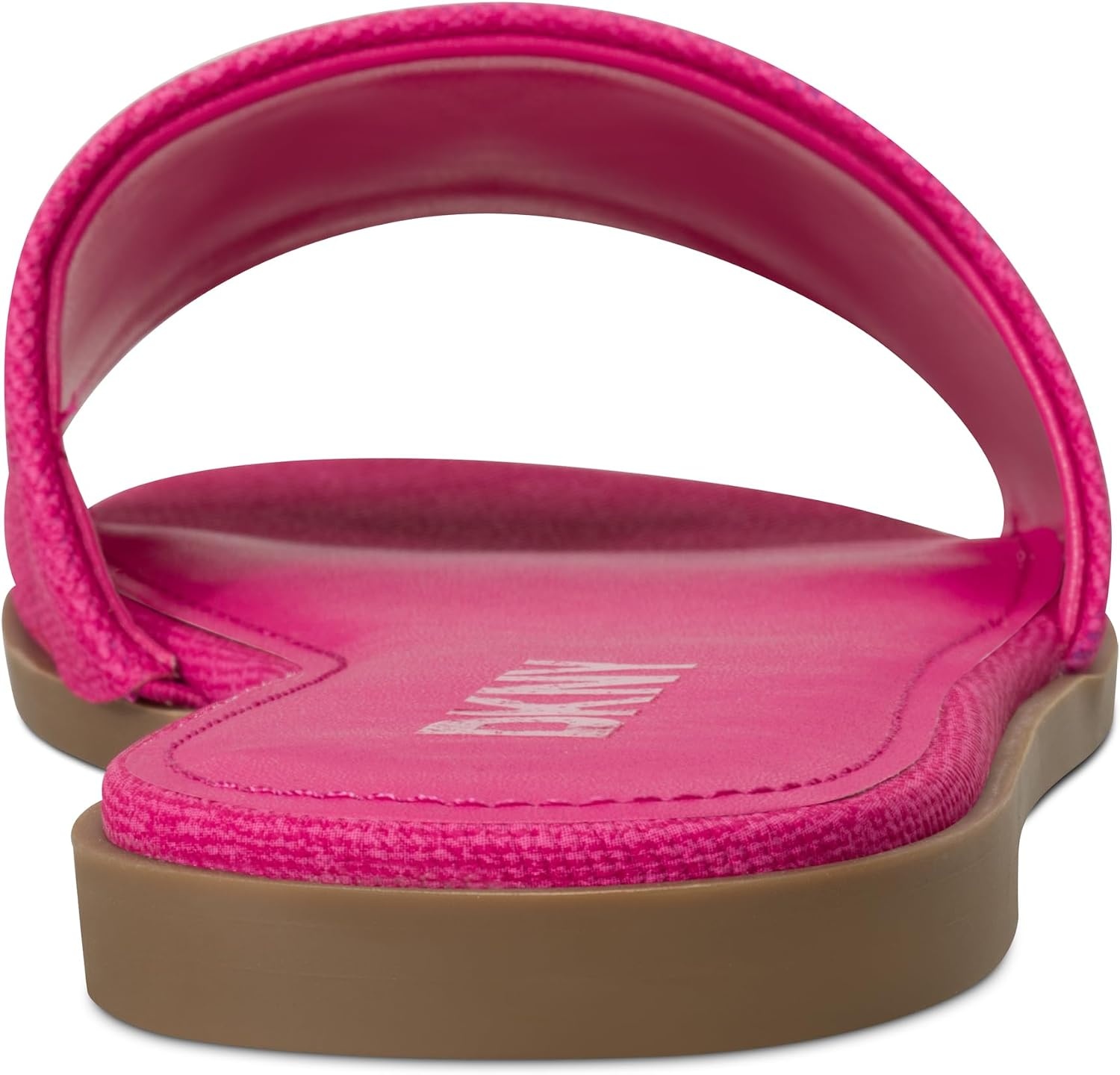 image:imageDKNY Womens Willow Flat Slide Sandal With LogoShocking Pink