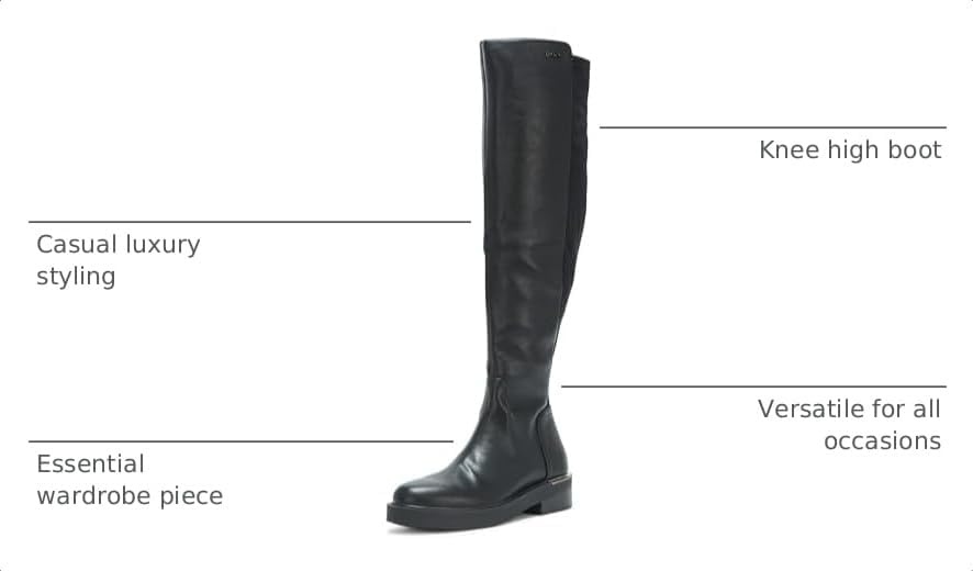 image:imageDKNY Womens Winsloe Extra Tall Knee High BootBlack