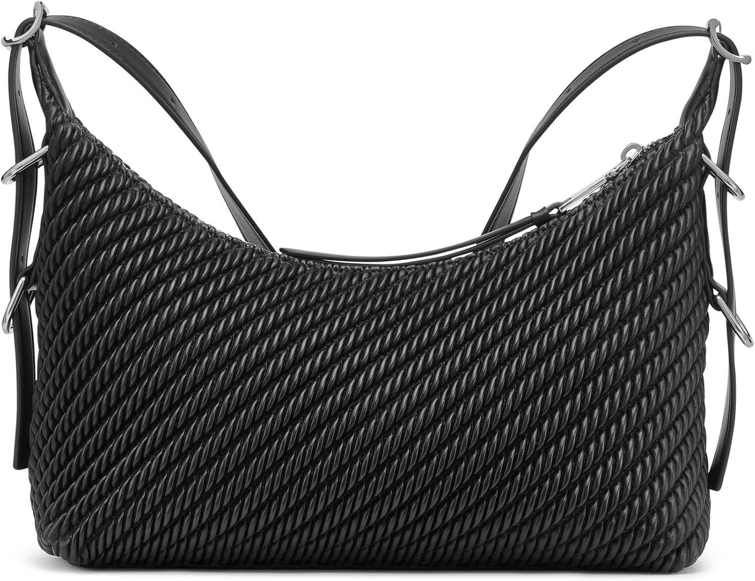 image:imageDKNY Womens Zita CrossbodyBlackSilver
