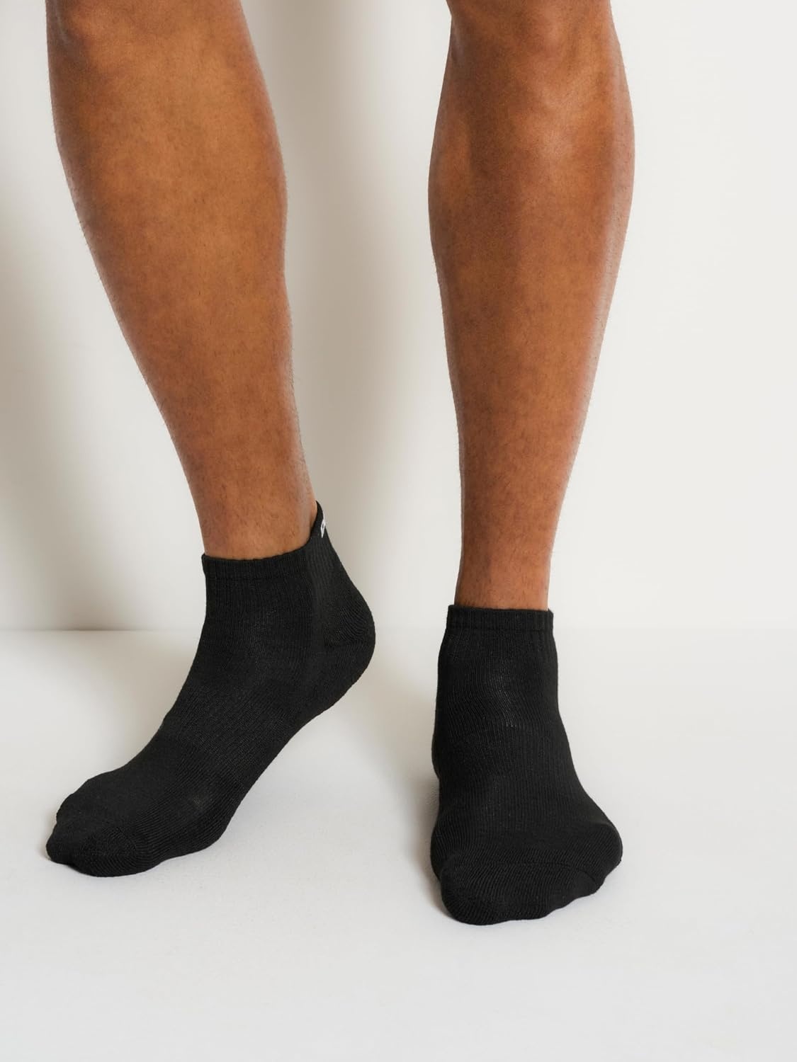 image:imageDKNY mens 6 Pack Sport Cushion Quarter Crew SocksGreyWhiteBlack