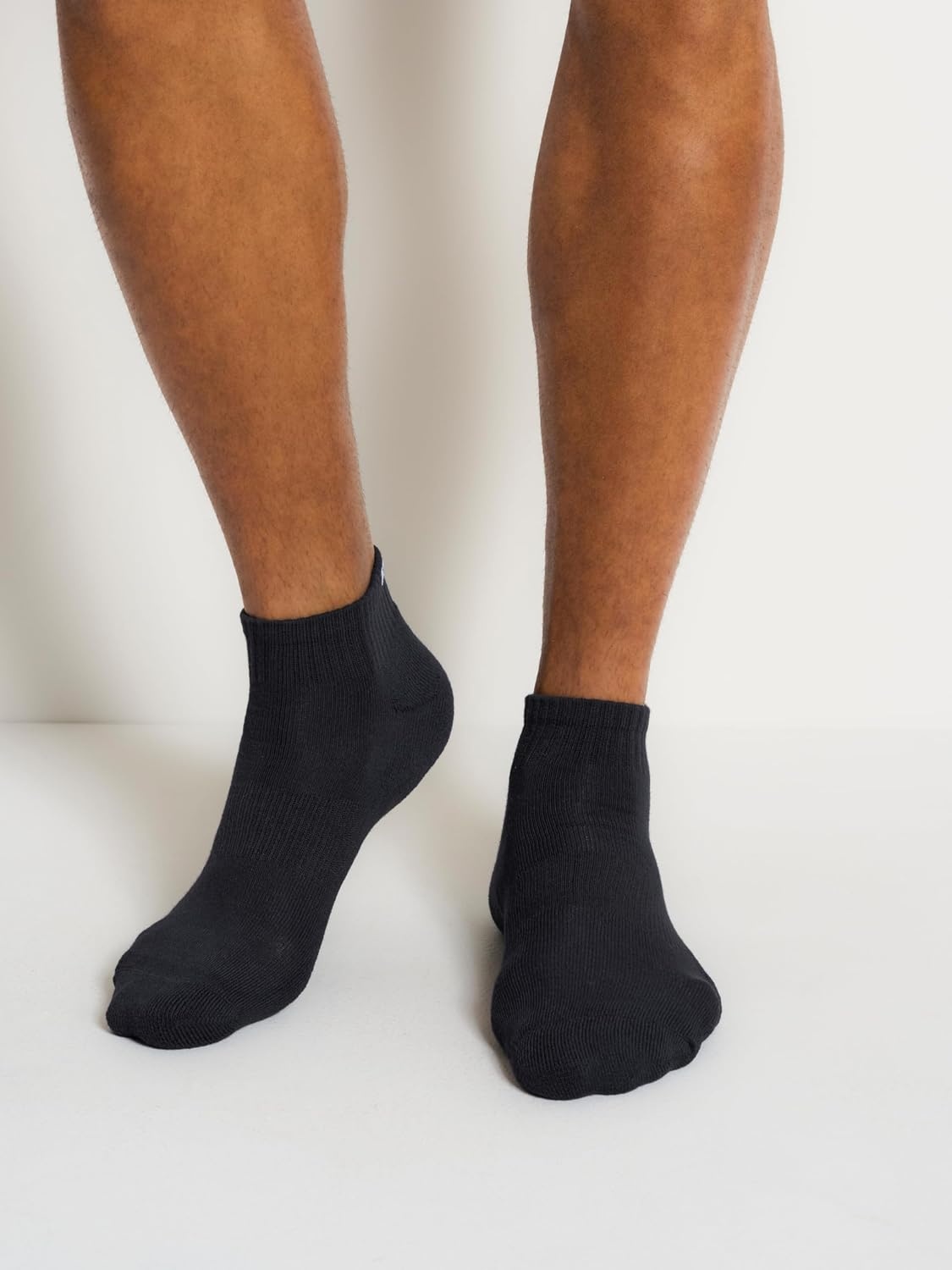 image:imageDKNY mens 6 Pack Sport Cushion Quarter Crew SocksNavyDenimGrey