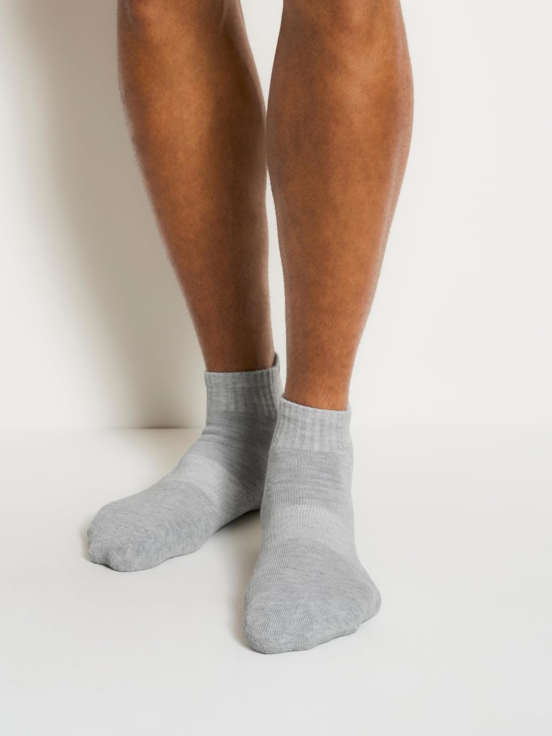 image:imageDKNY mens 6 Pack Sport Cushion Quarter Crew SocksNavyDenimGrey