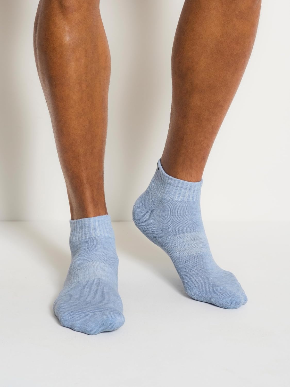 image:imageDKNY mens 6 Pack Sport Cushion Quarter Crew SocksNavyDenimGrey
