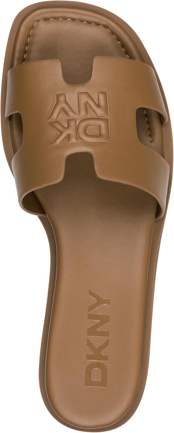 image:imageDKNY womens Columba Flat Sandal SlideAmber