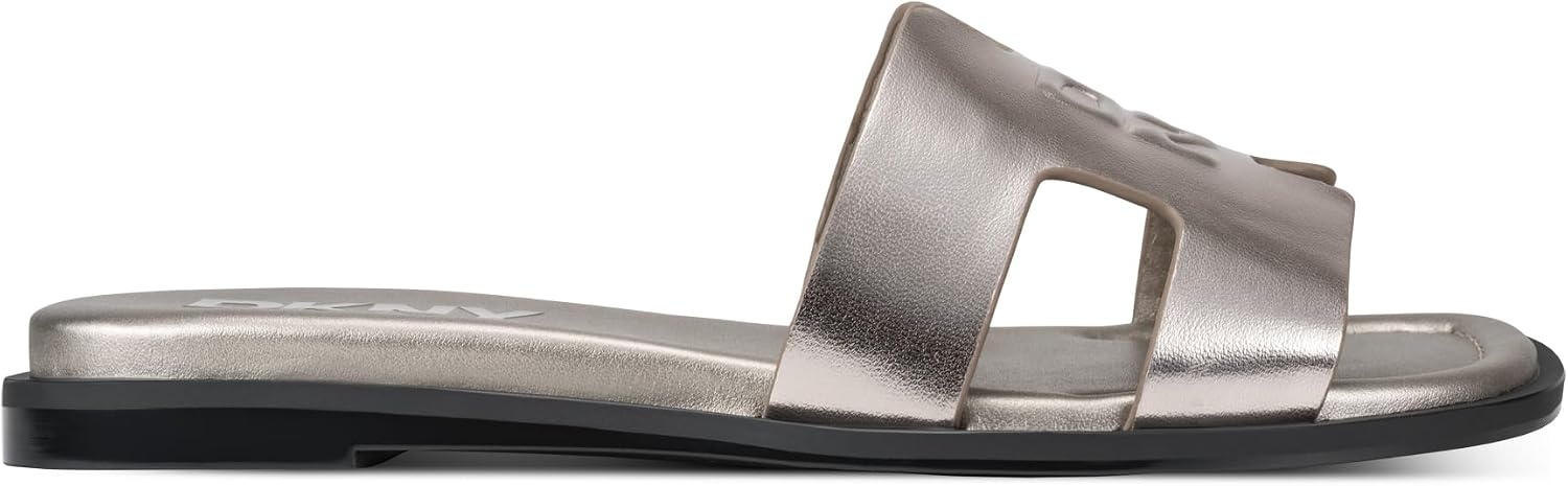 image:imageDKNY womens Columba Flat Sandal SlideChampagne