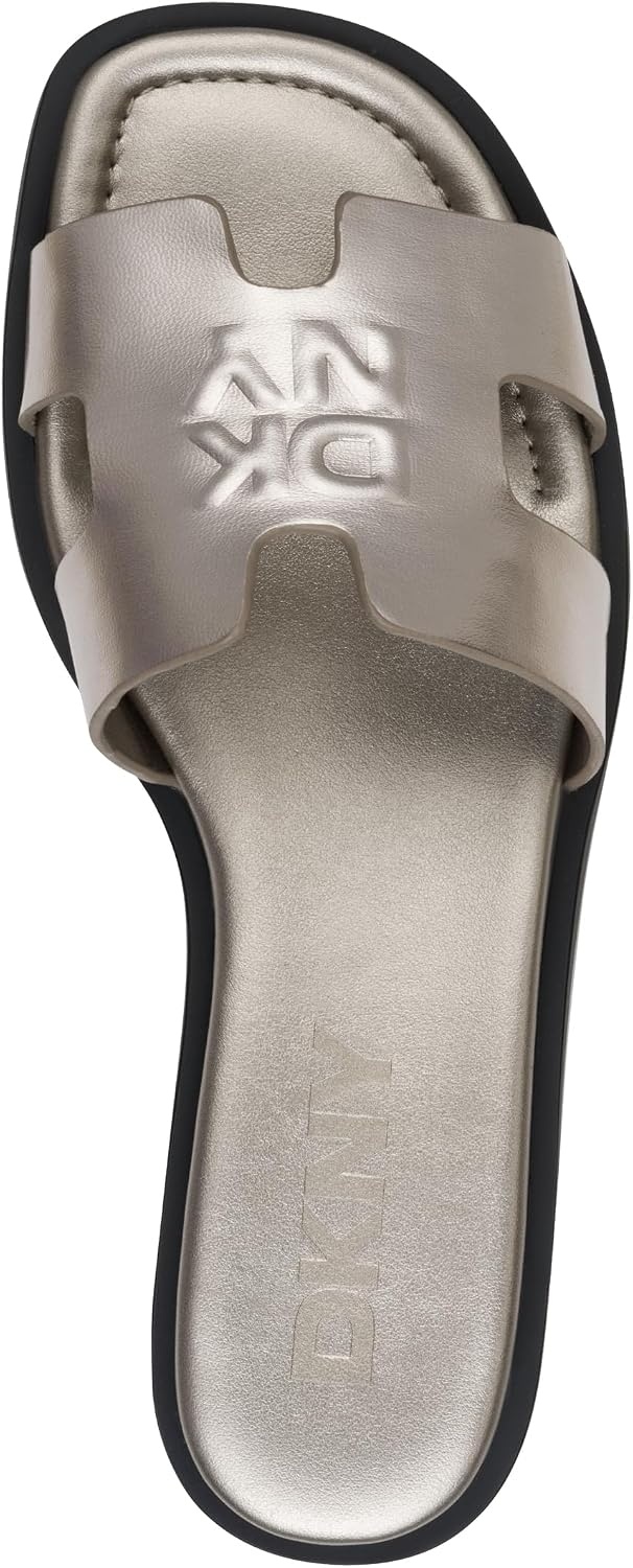 image:imageDKNY womens Columba Flat Sandal SlideChampagne