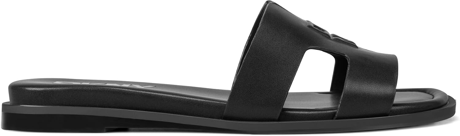 image:imageDKNY womens Columba Flat Sandal SlideMatte Black