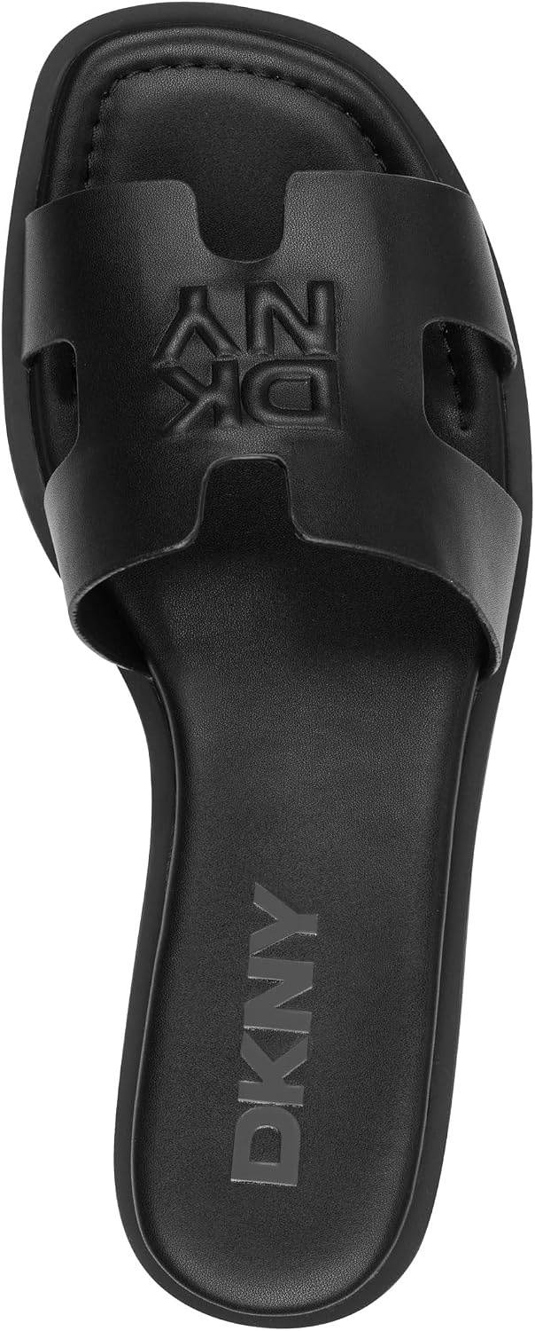 image:imageDKNY womens Columba Flat Sandal SlideMatte Black