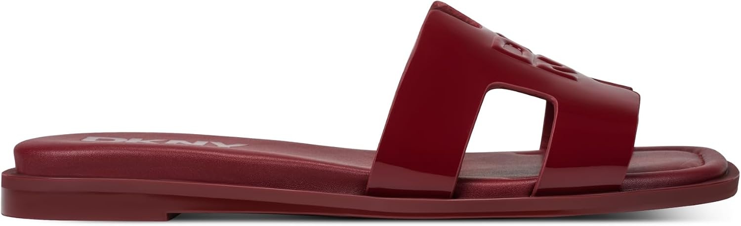 image:imageDKNY womens Columba Flat Sandal SlideRuby Red