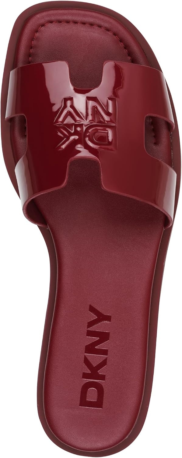 image:imageDKNY womens Columba Flat Sandal SlideRuby Red