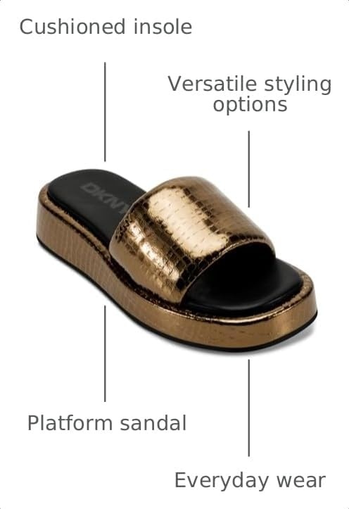image:imageDKNY womens Lachine Platform SandalBronze
