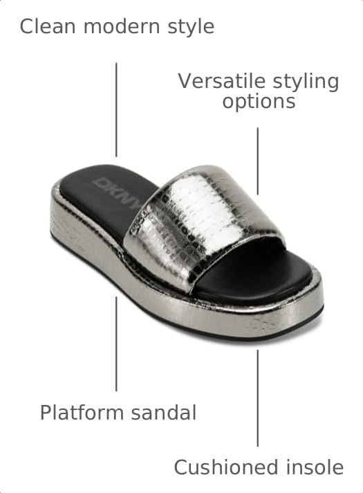 image:imageDKNY womens Lachine Platform SandalNickel