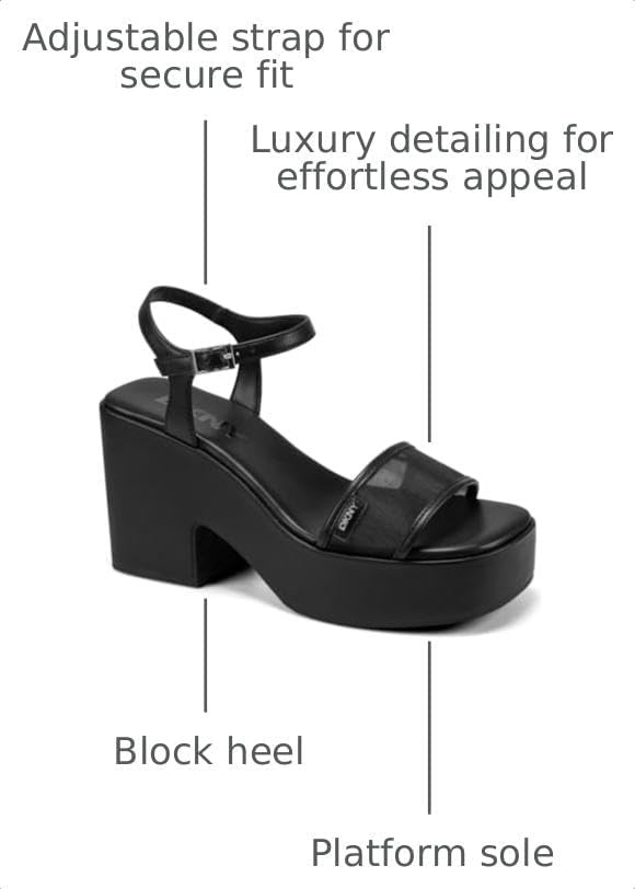 image:imageDKNY womens Mavelle Platform SandalBlack