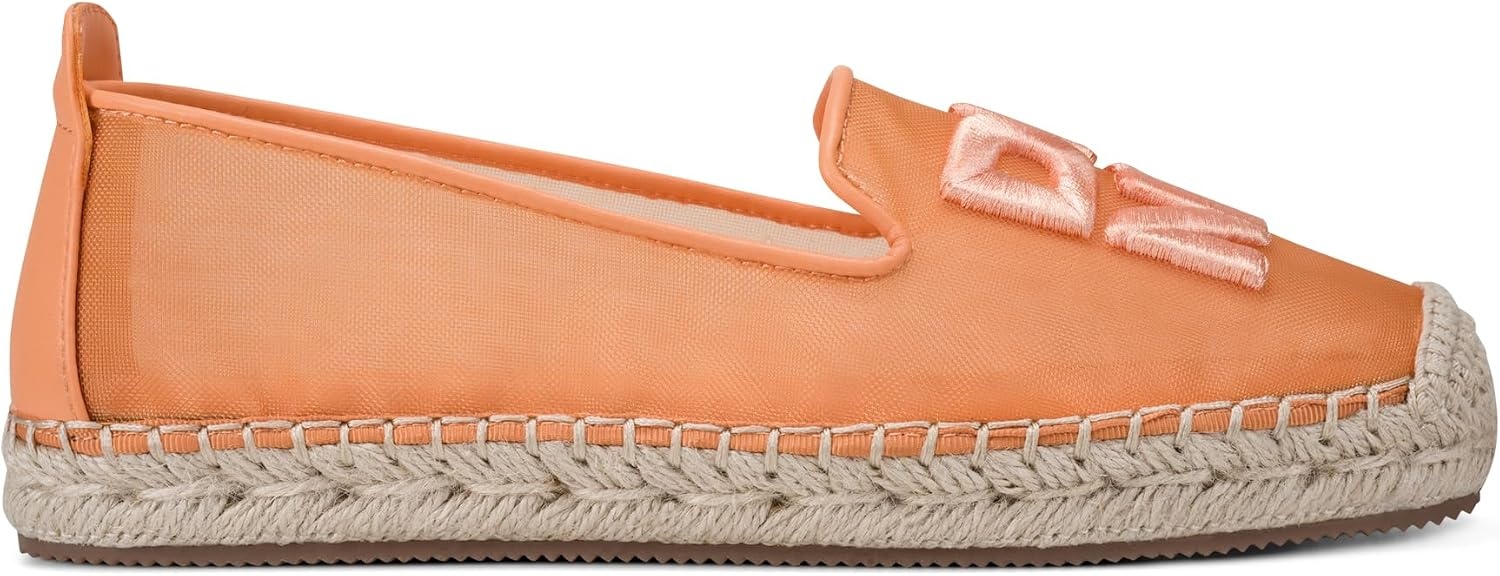 image:imageDKNY womens Miretta Sheer Espadrille Closed Toe Sandal MuleOrange Sherbet